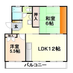 グランドール靖国の物件間取画像